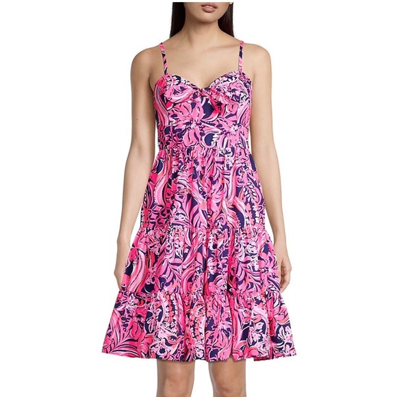 Lilly Pulitzer Adalia Tiered Dress New With Tag - Picture 8 of 12